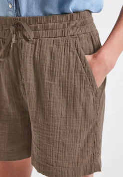 Korte broek van mousseline