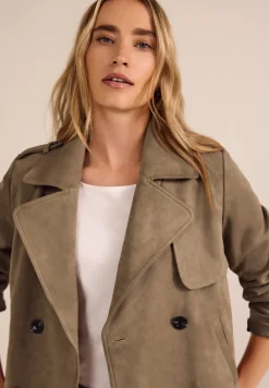 Korte trenchcoat