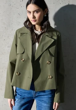 Korte trenchcoat