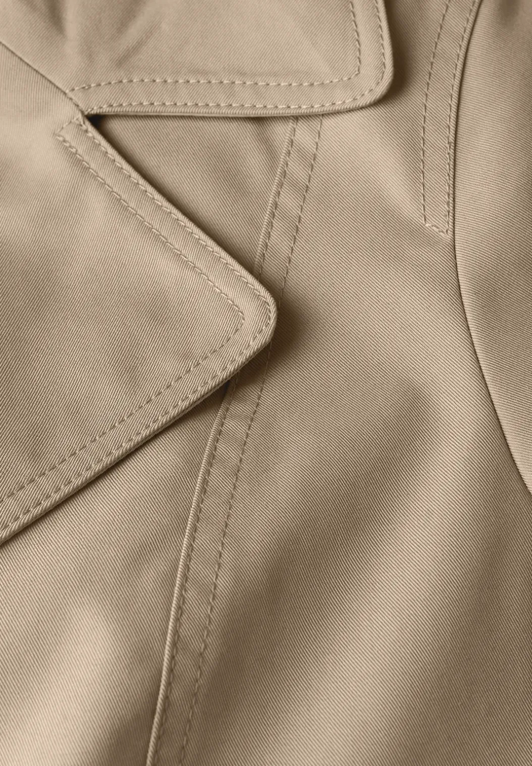 Korte trenchcoat
