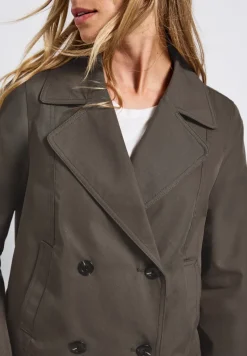 Korte trenchcoat