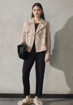 Korte trenchcoat