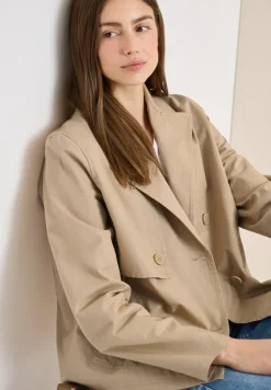 Korte trenchcoat