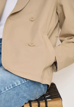Korte trenchcoat