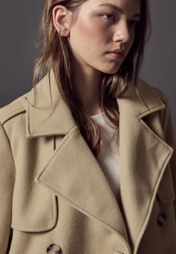 Korte trenchcoat