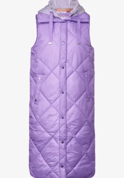 Lange gewatteerde bodywarmer