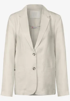 Lange linnen blazer