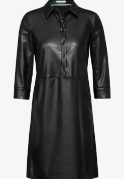 Lederlook jurk
