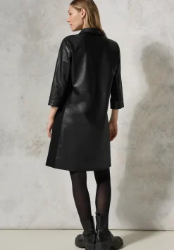 Lederlook jurk