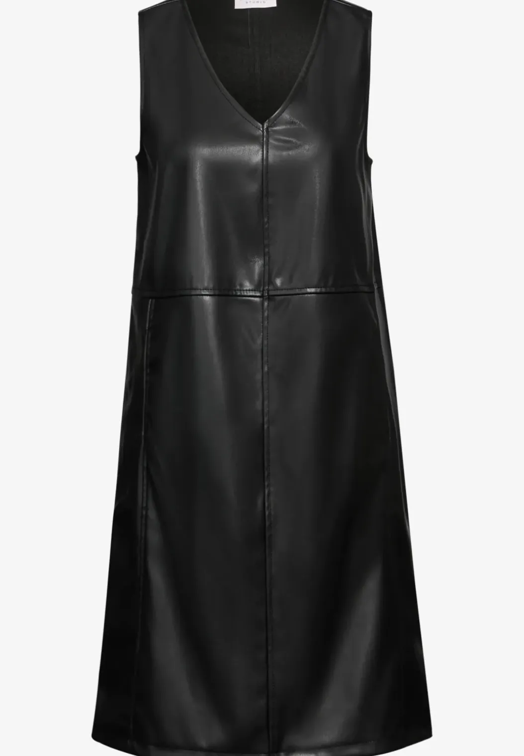 Lederlook jurk