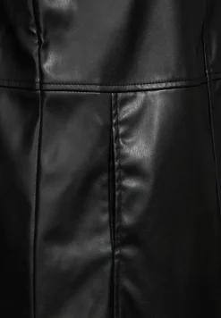 Lederlook jurk