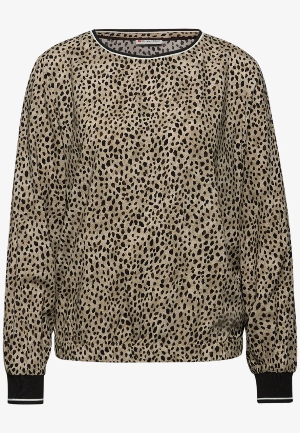 Leo blouse met taping details