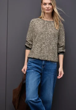 Leo blouse met taping details