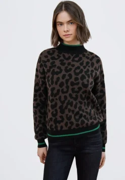 Leo jacquard trui