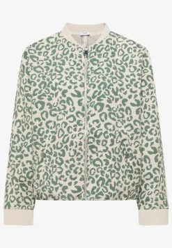 Leo-look blouson van linnenmix