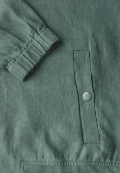 Lichtgewicht linnen blouson