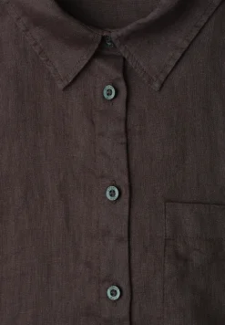 Linnen blouse met 3/4 mouwen