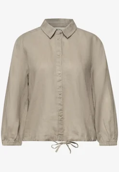 Linnen blouse met 3/4 mouwen