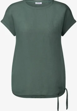 Linnen blouse met knopen