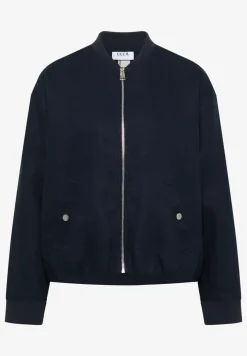 Linnen blouson met rimpels