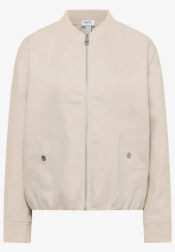 Linnen blouson met rimpels