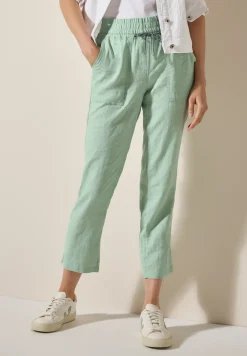 Linnen broek in casual pasvorm