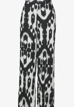 Linnen broek met print