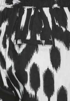 Linnen broek met print