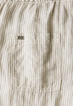Linnen broek met rechte pijpen