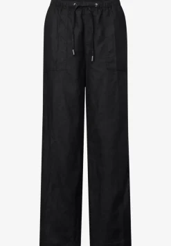 Linnen broek met rechte pijpen