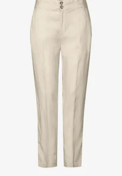 Linnen chino's in een casual pasvorm