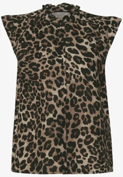 Linnen mix leo blouse