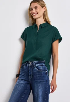 Linnen mix overhemd blouse