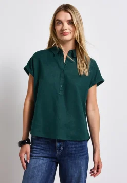 Linnen mix overhemd blouse