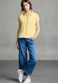 Linnen mix overhemd blouse