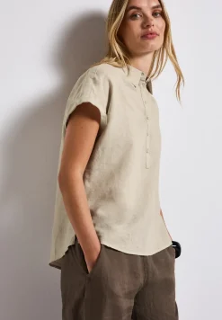 Linnen mix overhemd blouse