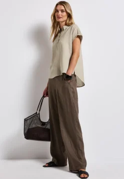 Linnen mix overhemd blouse