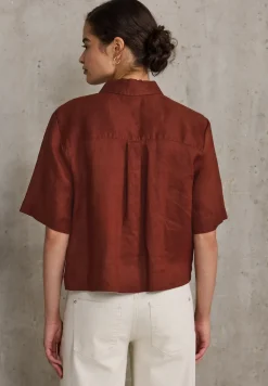 Linnen overhemd blouse