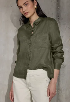 Linnen overhemd blouse
