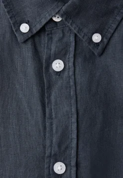 Linnen shirt met lange mouwen