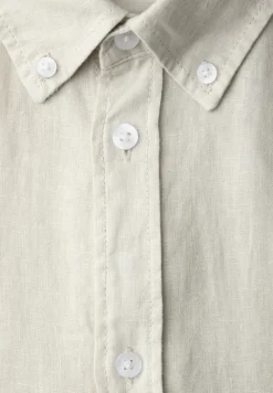 Linnen shirt met lange mouwen