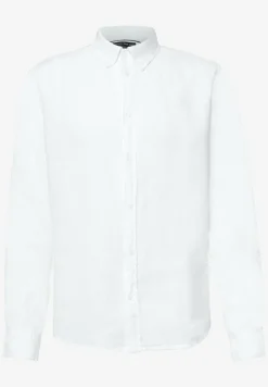 Linnen shirt met lange mouwen