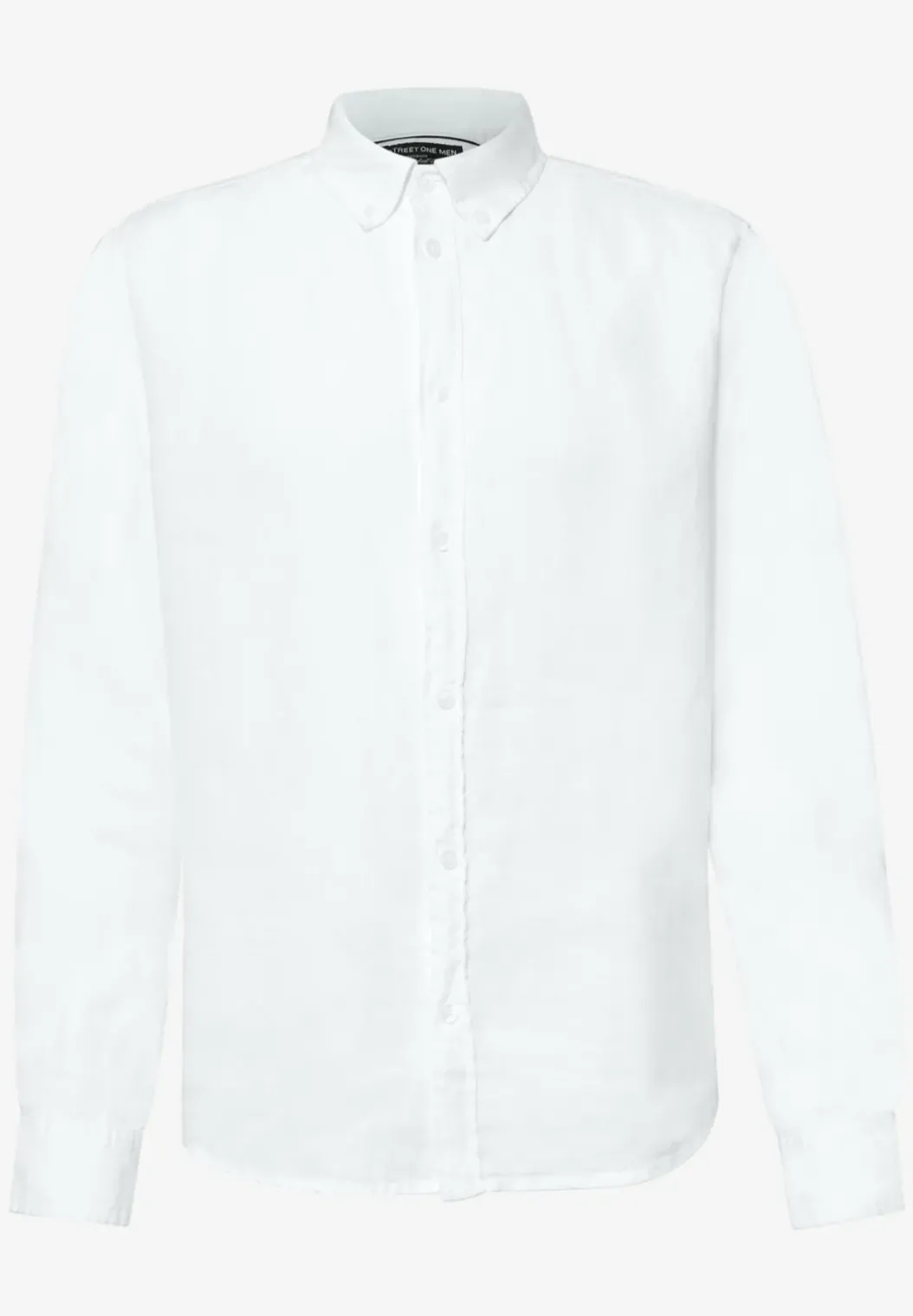 Linnen shirt met lange mouwen