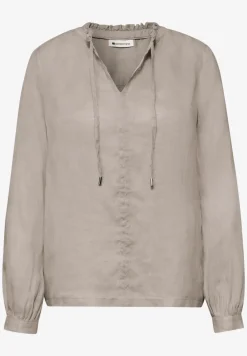 Linnen tuniek met ruches