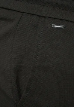 Loose fit broek in effen kleur