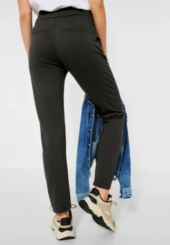 Loose fit broek in effen kleur