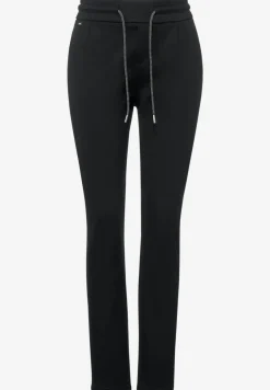 Loose fit broek in effen kleur