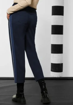 Loose fit broek met colourblock
