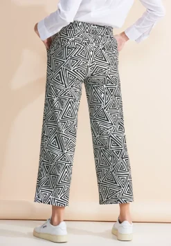 Loose fit broek met print
