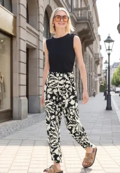 Loose Fit culottes met bloemenpatroon